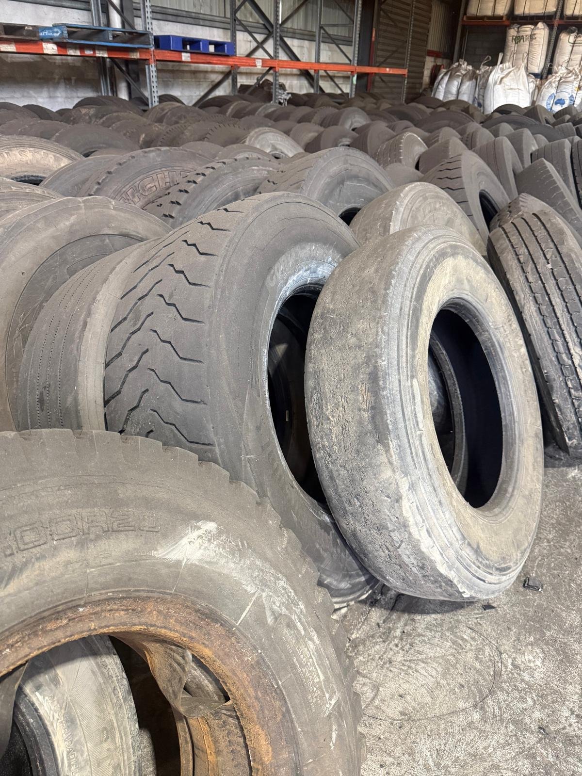 Recycled rubber products made from end-of-life tyres